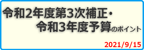 令和2年度第3次補正予算 令和3年度予算のポイント 助成金 補助金活用のスペシャリスト アライブ ビジネス